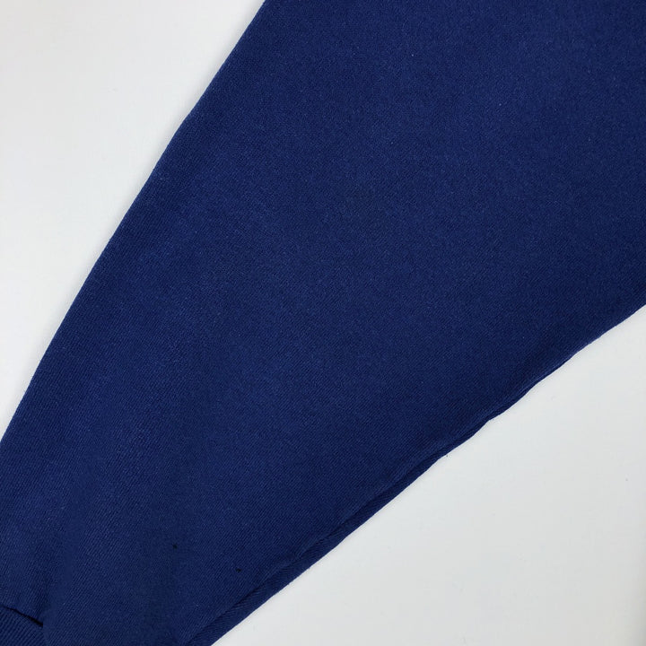 Vintage Lee full-zip sweatshirt from the 90'S to 00s, made in the USA, size L. cotton blue type Vintage Second Hand