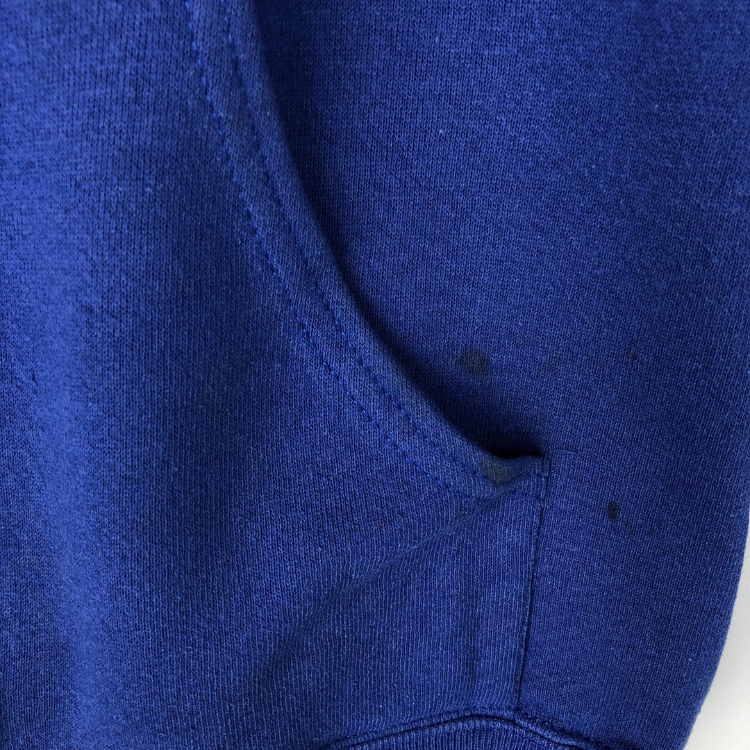 Vintage Lee full-zip sweatshirt from the 90'S to 00s, made in the USA, size L. cotton blue type Vintage Second Hand