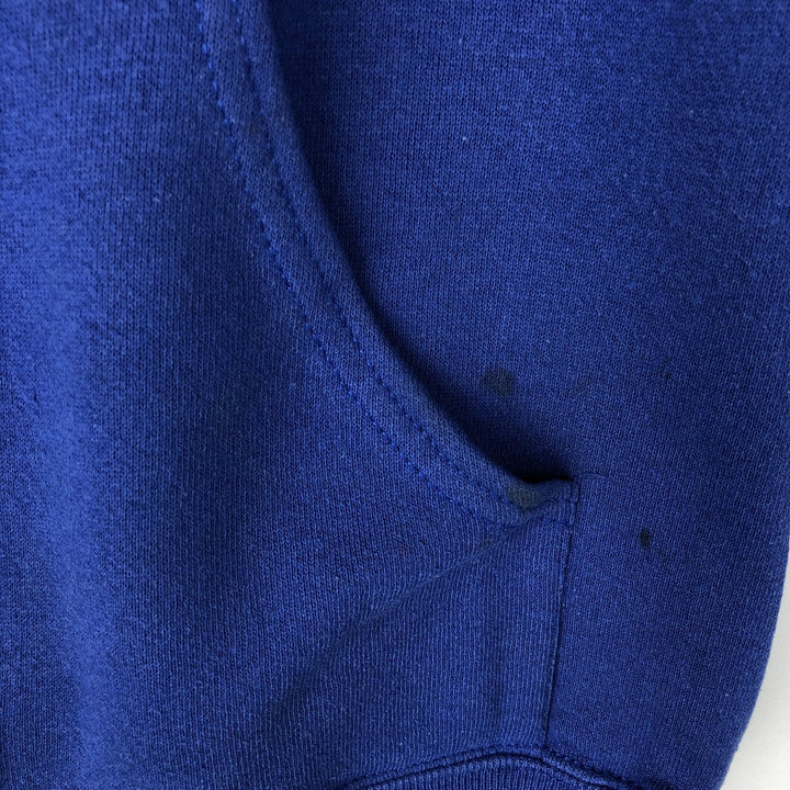Vintage Lee full-zip sweatshirt from the 90'S to 00s, made in the USA, size L. cotton blue type Vintage Second Hand