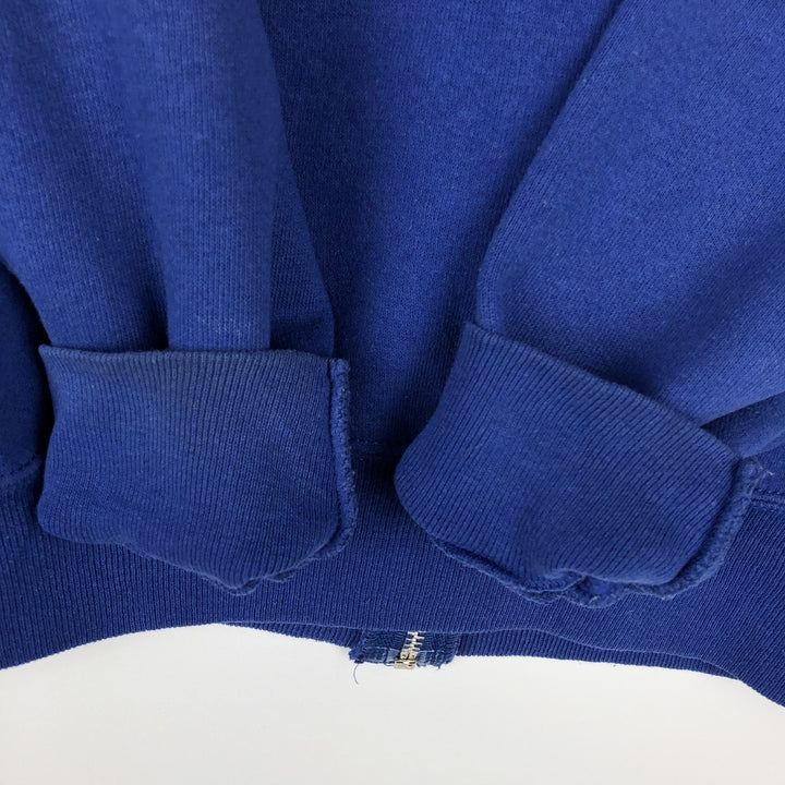 Vintage Lee full-zip sweatshirt from the 90'S to 00s, made in the USA, size L. cotton blue type Vintage Second Hand