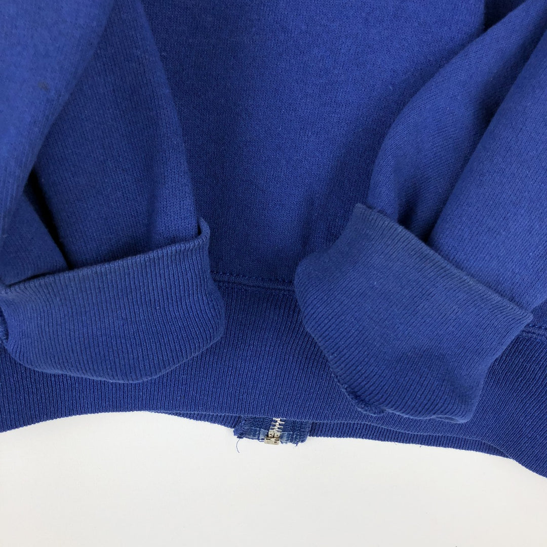 Vintage Lee full-zip sweatshirt from the 90'S to 00s, made in the USA, size L. cotton blue type Vintage Second Hand