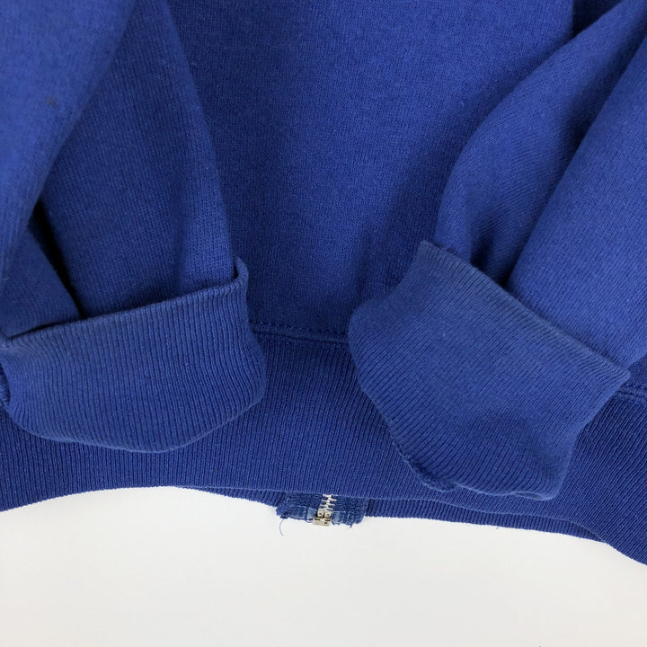 Vintage Lee full-zip sweatshirt from the 90'S to 00s, made in the USA, size L. cotton blue type Vintage Second Hand
