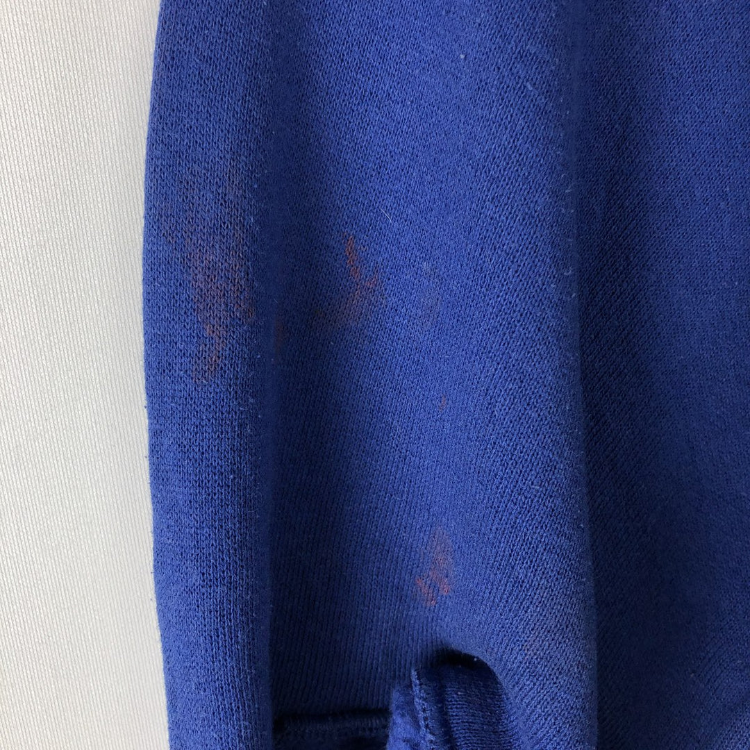 Vintage Lee full-zip sweatshirt from the 90'S to 00s, made in the USA, size L. cotton blue type Vintage Second Hand