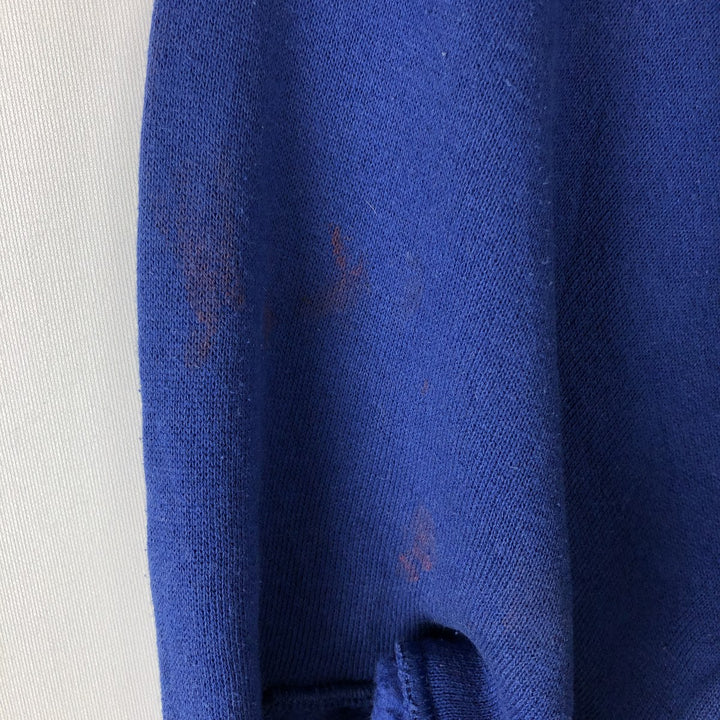 Vintage Lee full-zip sweatshirt from the 90'S to 00s, made in the USA, size L. cotton blue type Vintage Second Hand