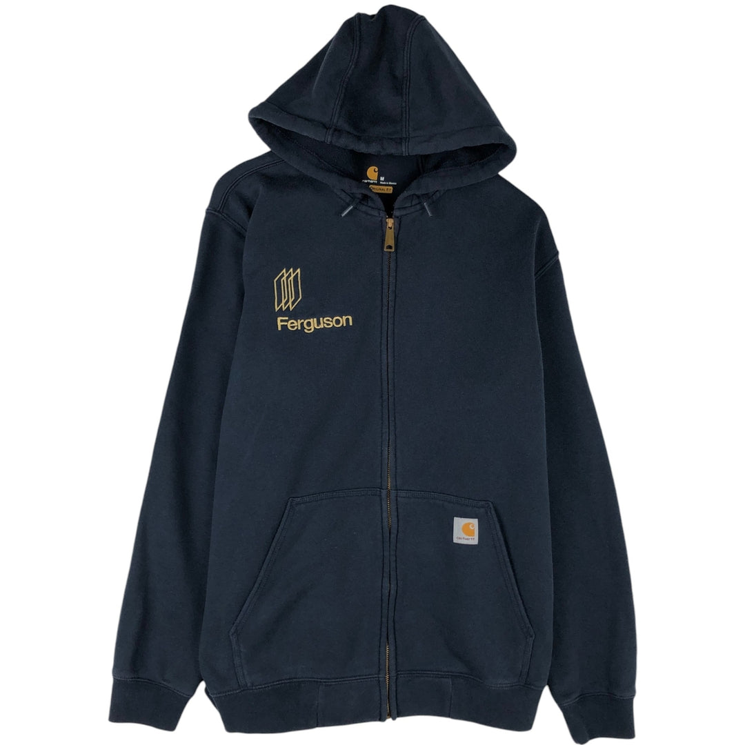 Carhartt Original Fit Sweatshirt, Men's Size L cotton navy blue type Vintage Second Hand