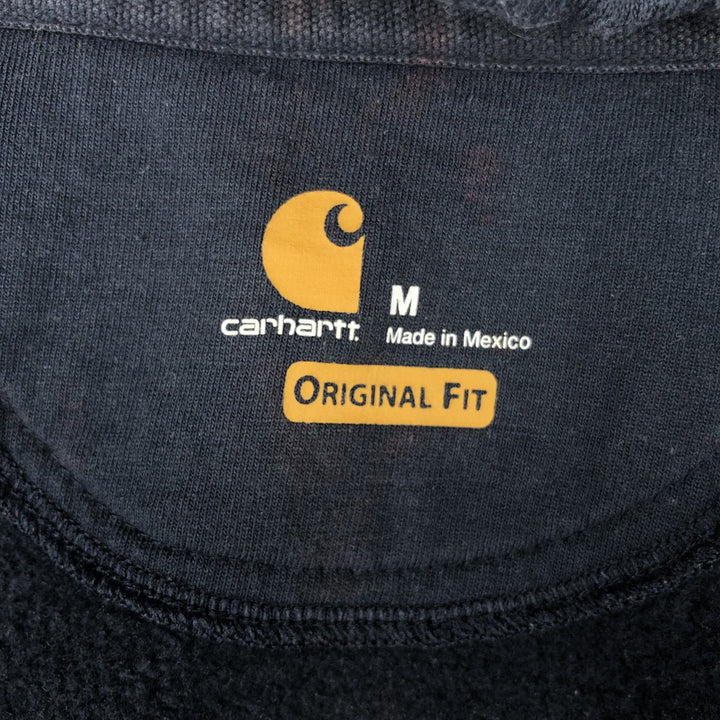 Carhartt Original Fit Sweatshirt, Men's Size L cotton navy blue type Vintage Second Hand