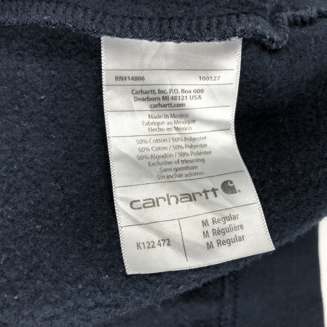 Carhartt Original Fit Sweatshirt, Men's Size L cotton navy blue type Vintage Second Hand