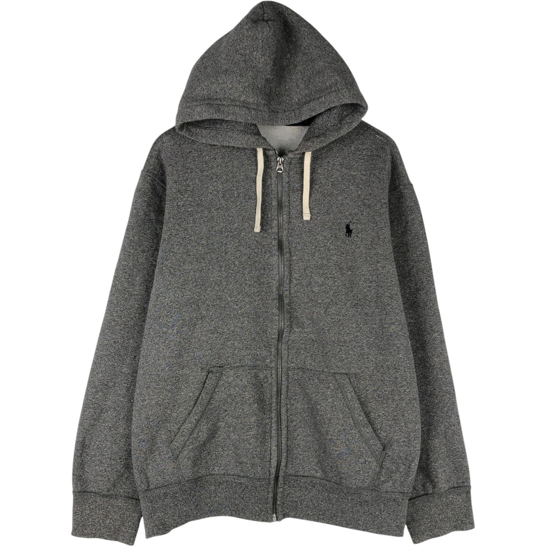 Ralph Lauren POLO RALPH LAUREN Sweat Full Zip Hoodie Men's XXL cotton gray type Vintage Second Hand