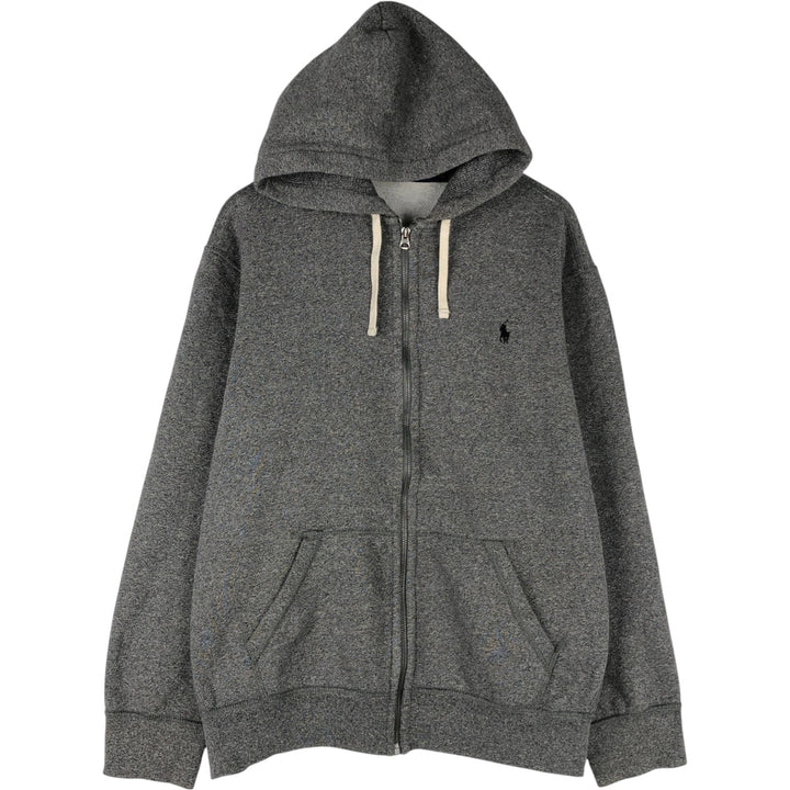 Ralph Lauren POLO RALPH LAUREN Sweat Full Zip Hoodie Men's XXL cotton gray type Vintage Second Hand