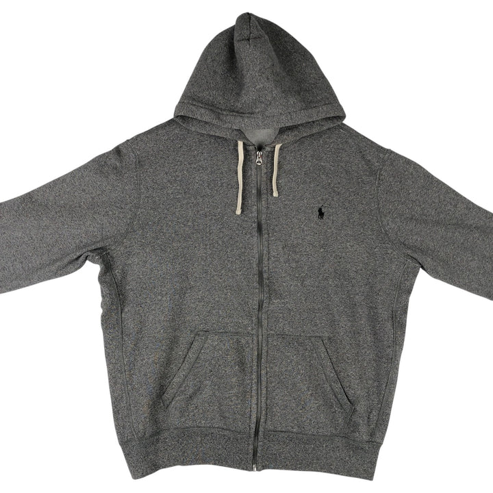Ralph Lauren POLO RALPH LAUREN Sweat Full Zip Hoodie Men's XXL cotton gray type Vintage Second Hand