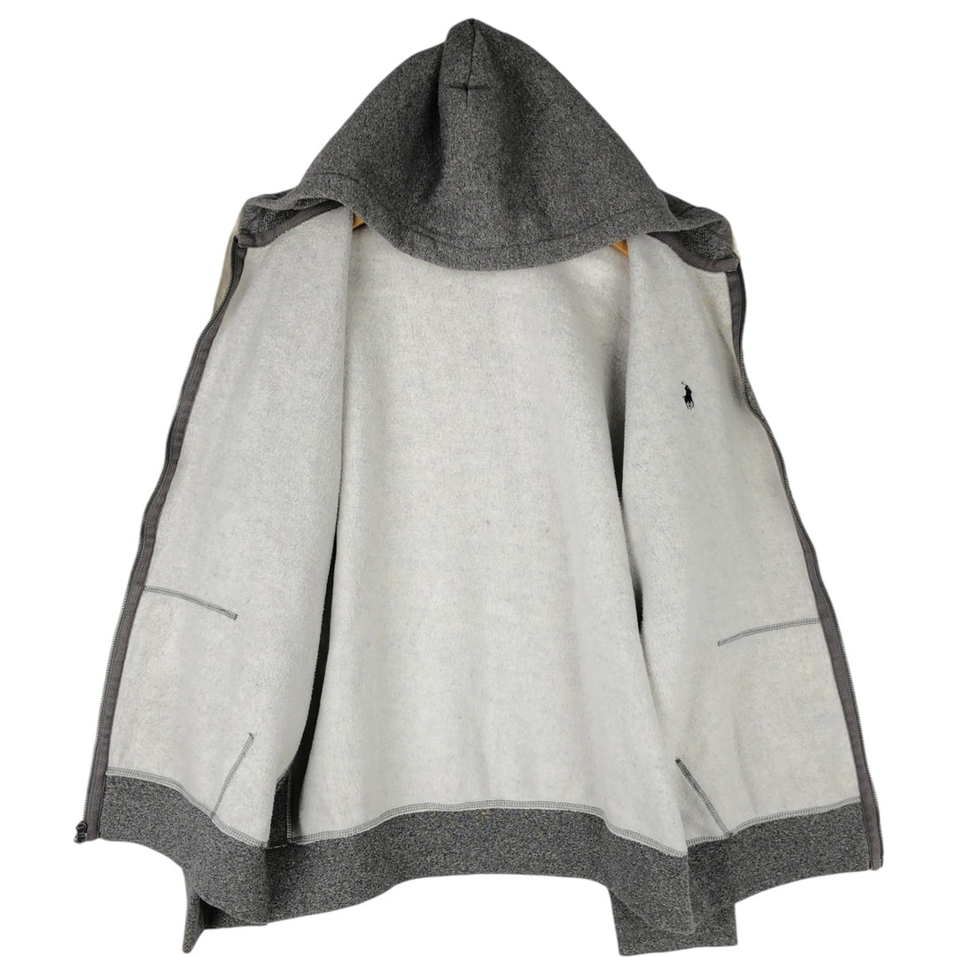 Ralph Lauren POLO RALPH LAUREN Sweat Full Zip Hoodie Men's XXL cotton gray type Vintage Second Hand