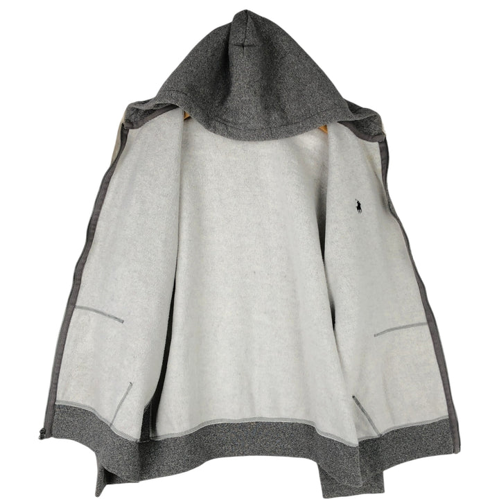 Ralph Lauren POLO RALPH LAUREN Sweat Full Zip Hoodie Men's XXL cotton gray type Vintage Second Hand