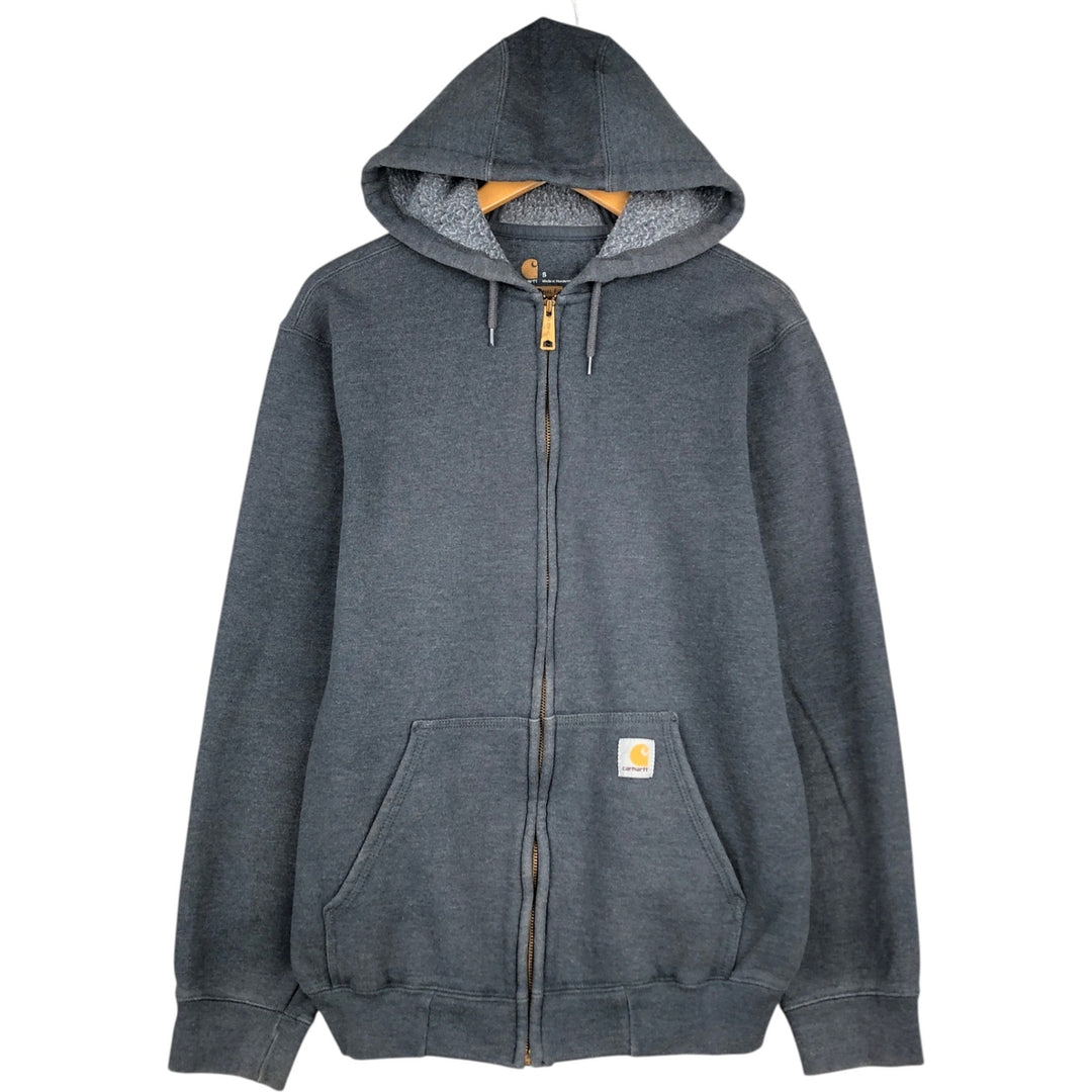 Carhartt Original Fit Full-Zip Sweatshirt Hoodie, Men's Size Small cotton gray type Vintage Second Hand
