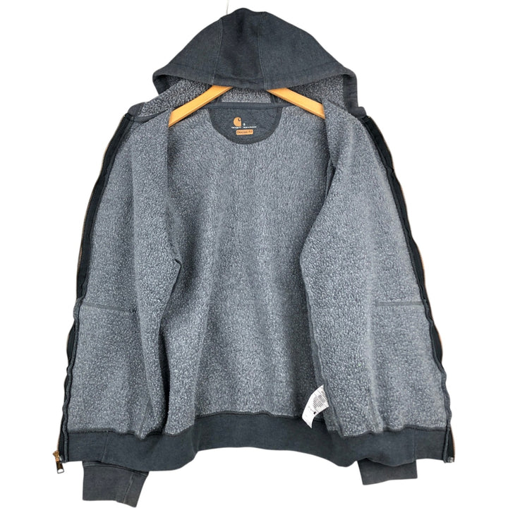 Carhartt Original Fit Full-Zip Sweatshirt Hoodie, Men's Size Small cotton gray type Vintage Second Hand