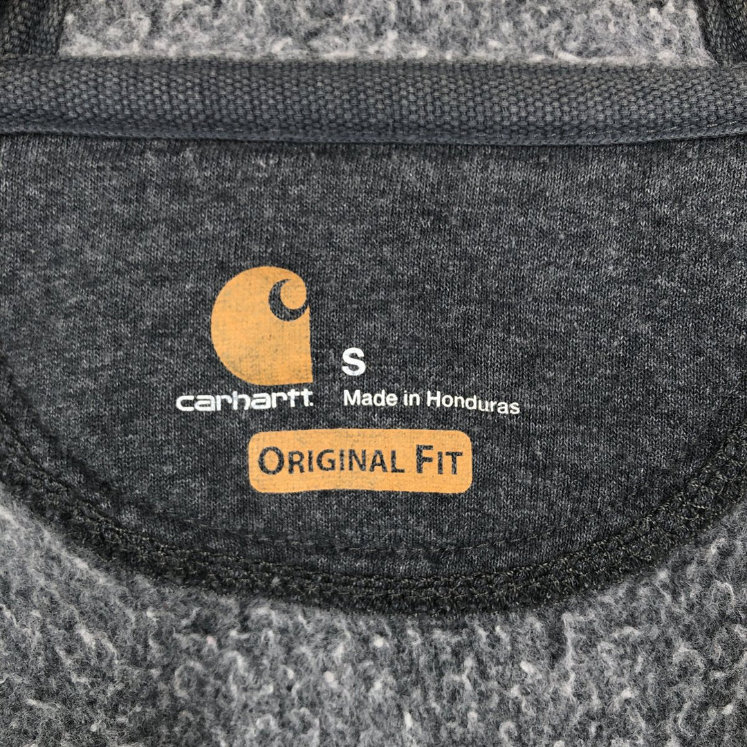 Carhartt Original Fit Full-Zip Sweatshirt Hoodie, Men's Size Small cotton gray type Vintage Second Hand