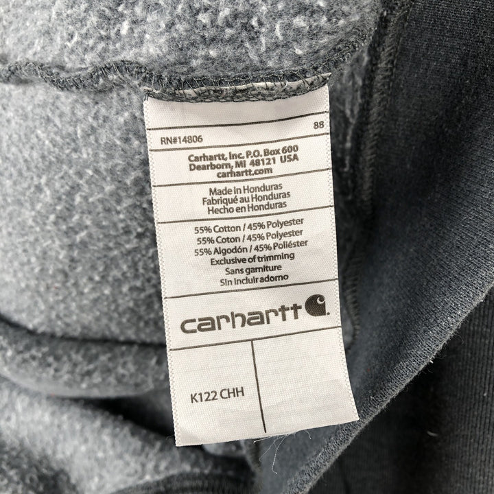 Carhartt Original Fit Full-Zip Sweatshirt Hoodie, Men's Size Small cotton gray type Vintage Second Hand