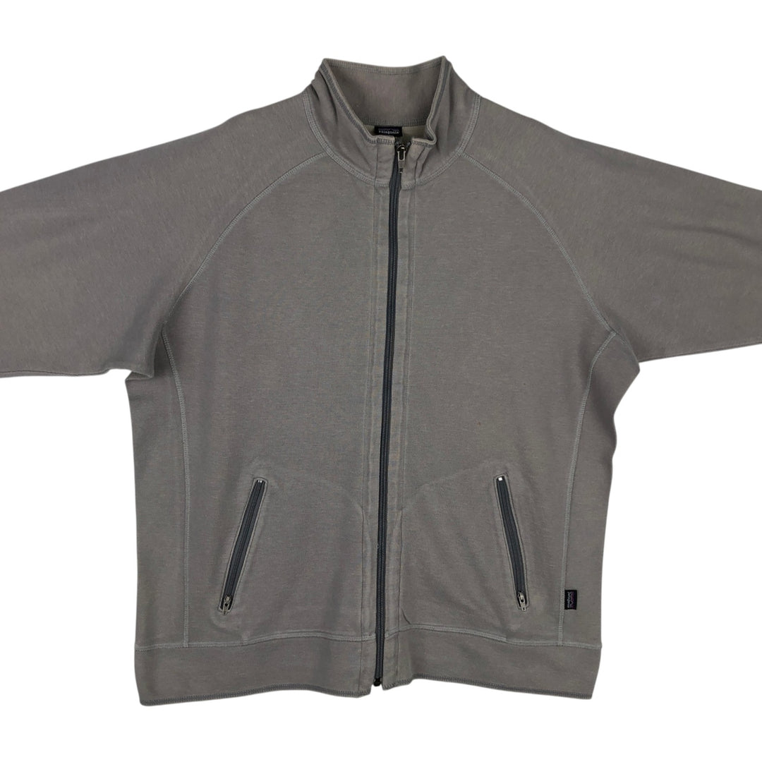2000'S Patagonia Organic Cotton Full-Zip Sweatshirt 27530S8, Men's Medium cotton gray type Vintage Second Hand