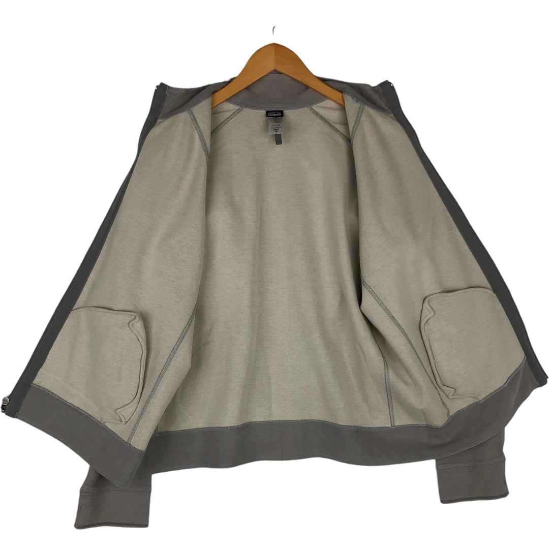 2000'S Patagonia Organic Cotton Full-Zip Sweatshirt 27530S8, Men's Medium cotton gray type Vintage Second Hand