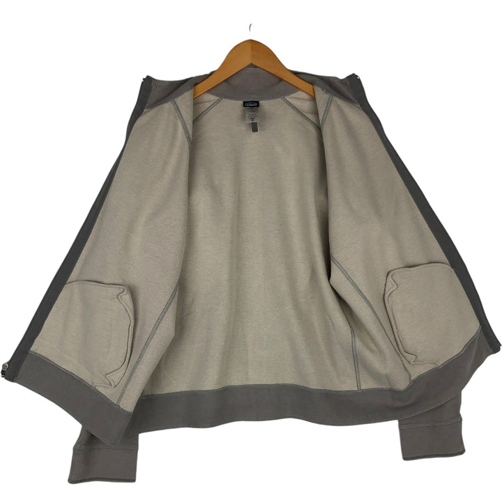 2000'S Patagonia Organic Cotton Full-Zip Sweatshirt 27530S8, Men's Medium cotton gray type Vintage Second Hand