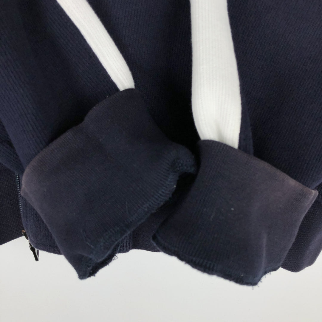 Ralph Lauren POLO by Ralph Lauren full zip sweatshirt, men's size M cotton navy blue type Vintage Second Hand