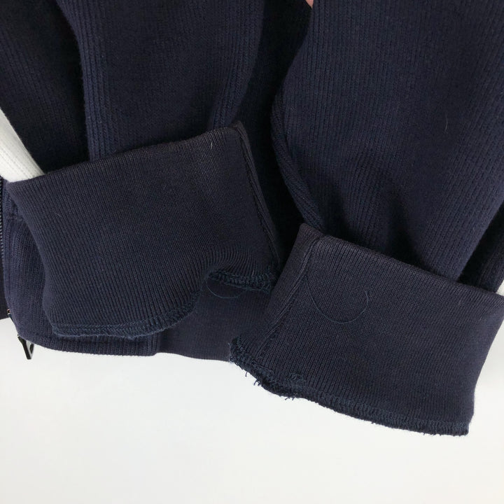 Ralph Lauren POLO by Ralph Lauren full zip sweatshirt, men's size M cotton navy blue type Vintage Second Hand
