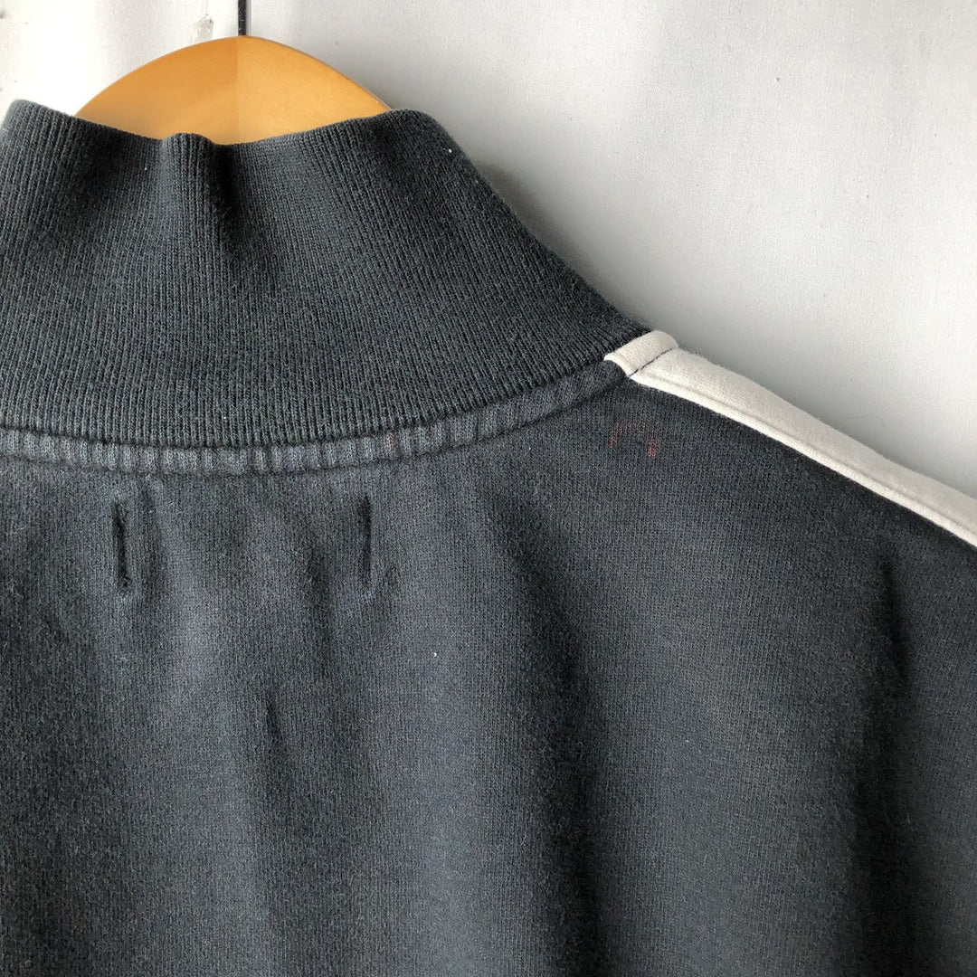 Ralph Lauren POLO by Ralph Lauren full zip sweatshirt, men's size L cotton black type Vintage Second Hand