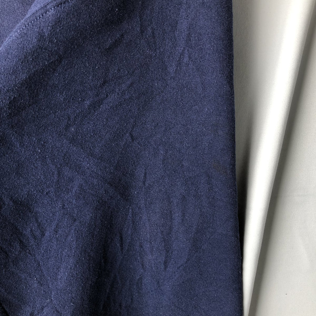 90'S Russell Athletic Full-Zip Sweatshirt, Men's Size L (approx.), Vintage cotton navy blue type Vintage Second Hand