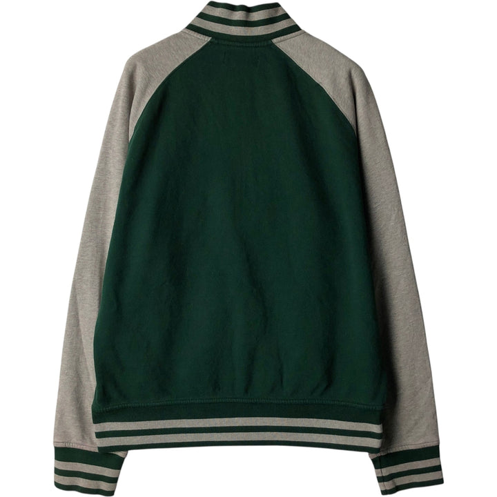 Ralph Lauren POLO by Ralph Lauren full zip sweatshirt, men's size L cotton green type Vintage Second Hand