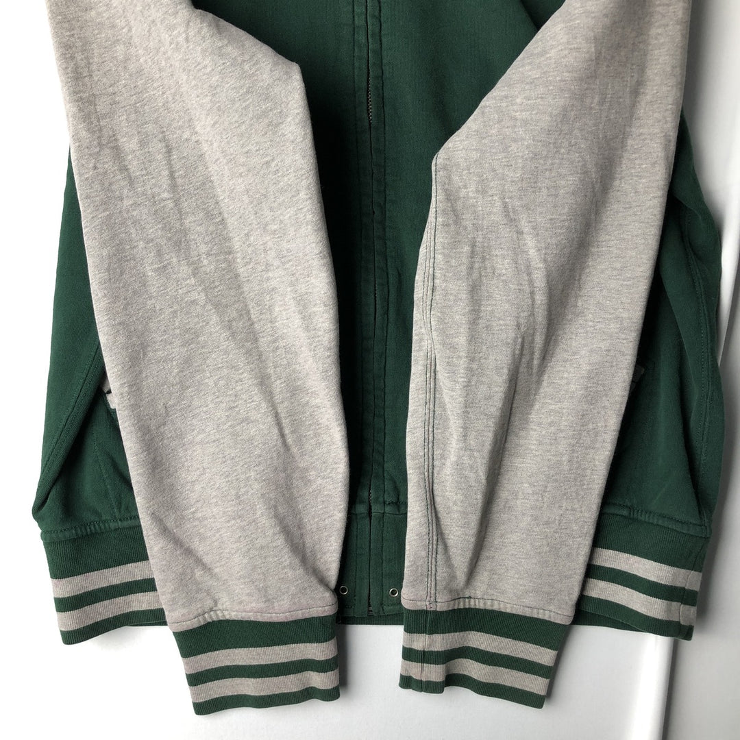 Ralph Lauren POLO by Ralph Lauren full zip sweatshirt, men's size L cotton green type Vintage Second Hand