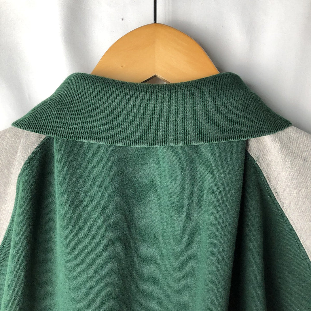 Ralph Lauren POLO by Ralph Lauren full zip sweatshirt, men's size L cotton green type Vintage Second Hand