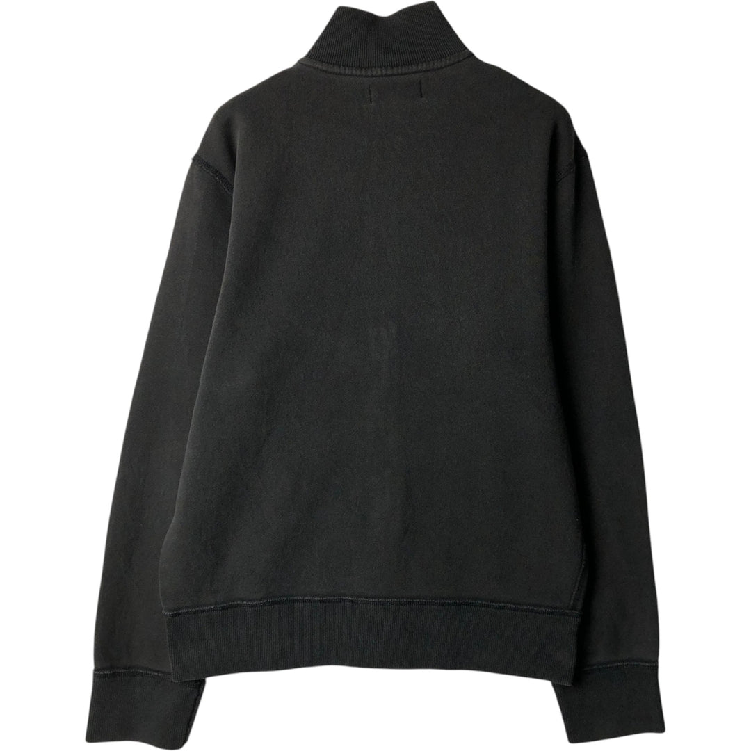 Ralph Lauren POLO by Ralph Lauren full zip sweatshirt, men's size L cotton black type Vintage Second Hand