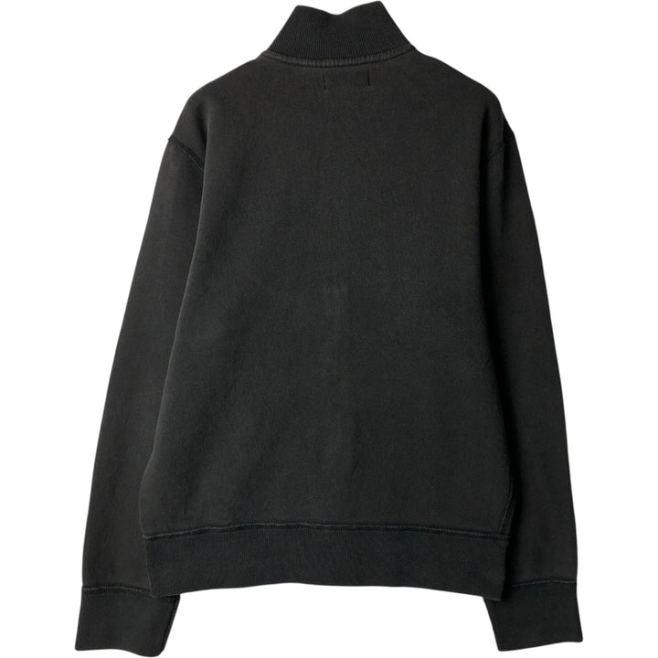 Ralph Lauren POLO by Ralph Lauren full zip sweatshirt, men's size L cotton black type Vintage Second Hand