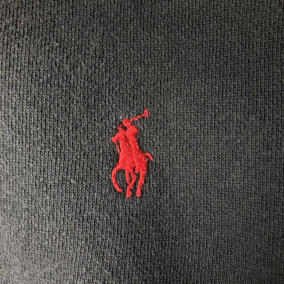 Ralph Lauren POLO by Ralph Lauren full zip sweatshirt, men's size L cotton black type Vintage Second Hand