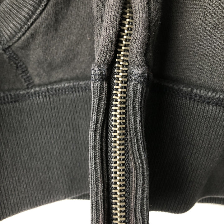Ralph Lauren POLO by Ralph Lauren full zip sweatshirt, men's size L cotton black type Vintage Second Hand