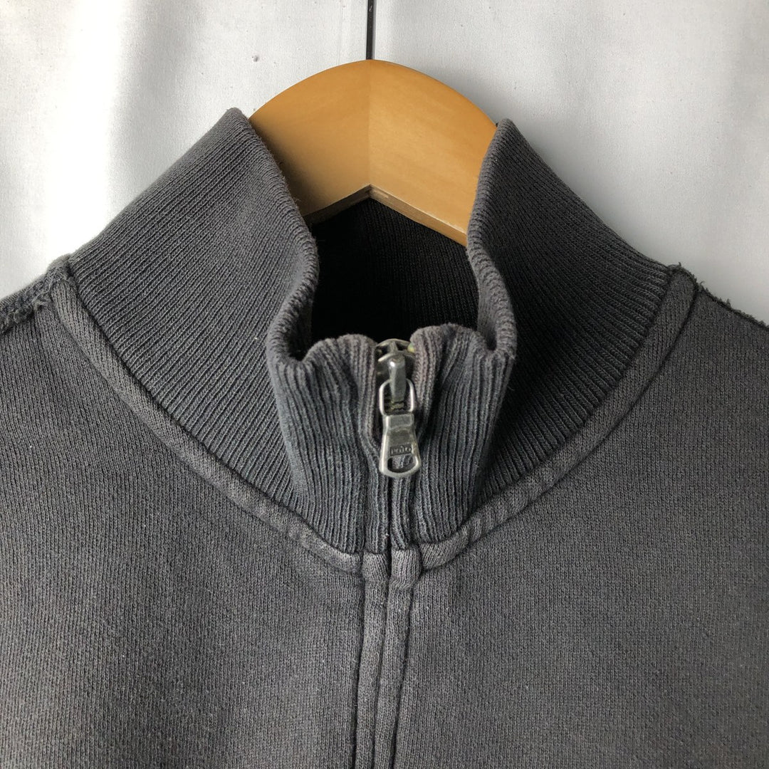 Ralph Lauren POLO by Ralph Lauren full zip sweatshirt, men's size L cotton black type Vintage Second Hand