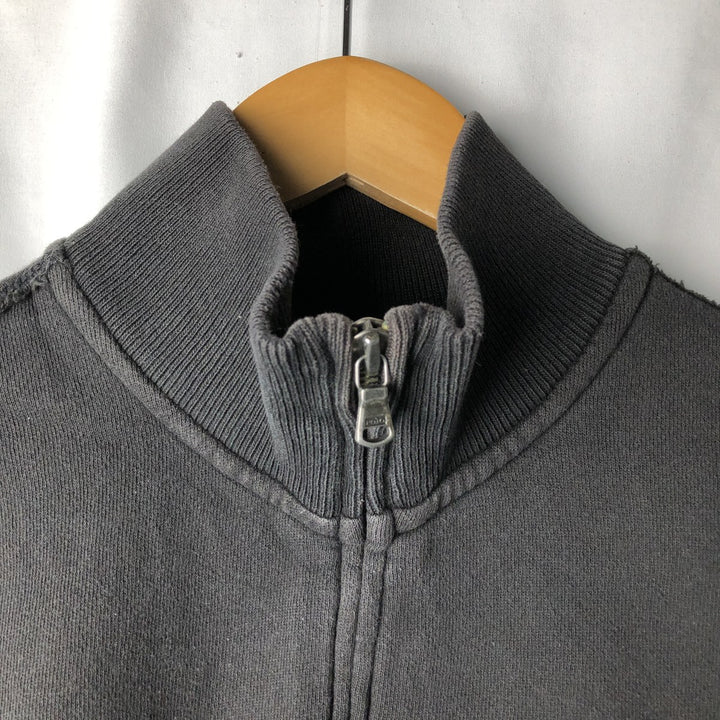 Ralph Lauren POLO by Ralph Lauren full zip sweatshirt, men's size L cotton black type Vintage Second Hand