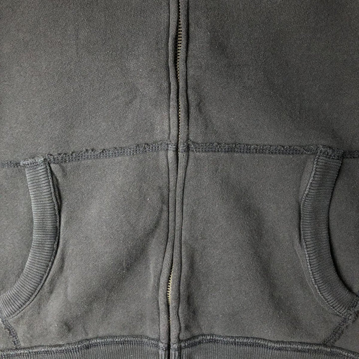 Ralph Lauren POLO by Ralph Lauren full zip sweatshirt, men's size L cotton black type Vintage Second Hand