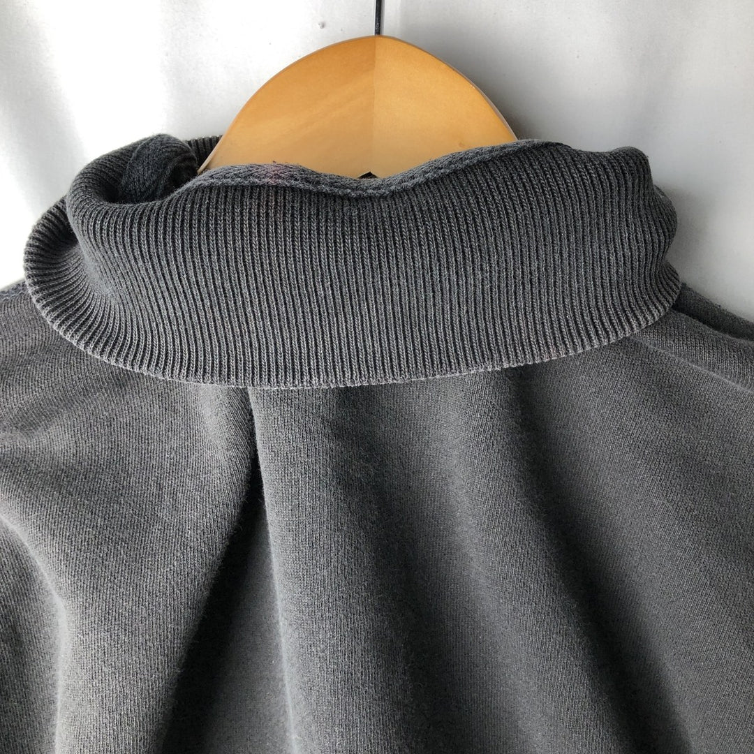 Ralph Lauren POLO by Ralph Lauren full zip sweatshirt, men's size L cotton black type Vintage Second Hand
