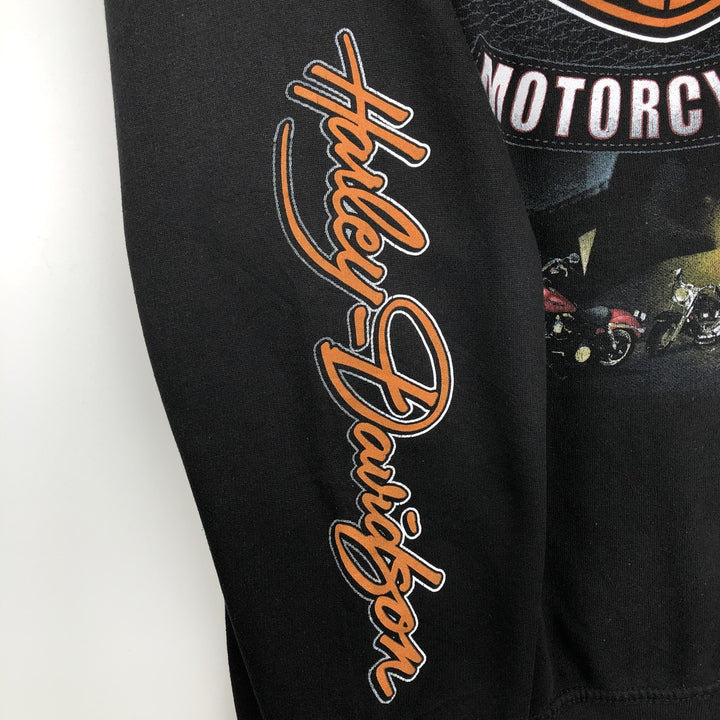 Harley-Davidson Men's Full-Zip Hoodie (XL) unclear black type Vintage Second Hand