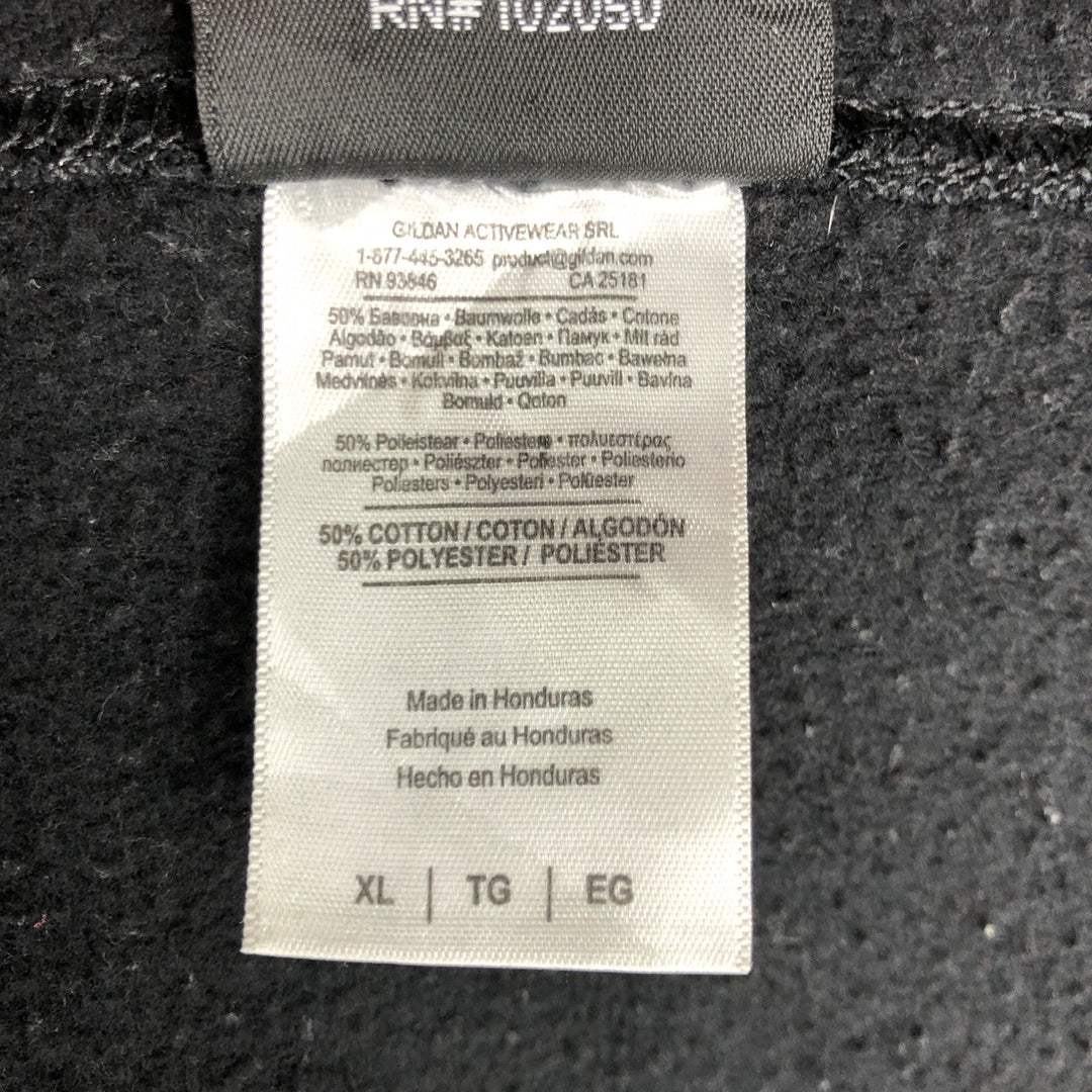 Harley-Davidson Men's Full-Zip Hoodie (XL) cotton black type Vintage Second Hand