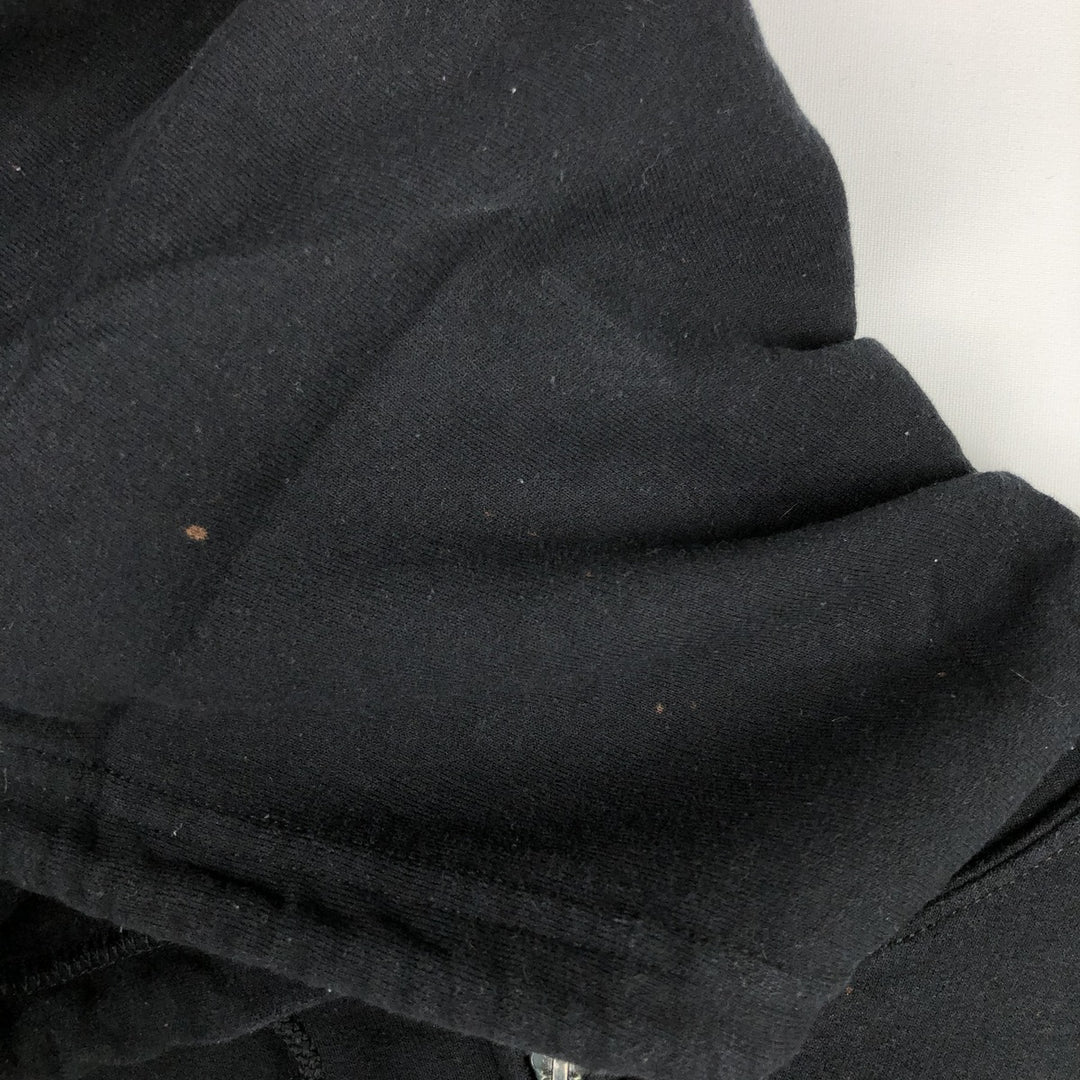 Harley-Davidson Men's Full-Zip Hoodie (XL) cotton black type Vintage Second Hand