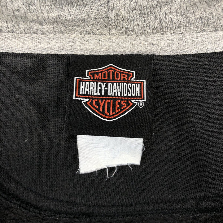 Harley-Davidson Sweat Full Zip Hoodie Men's XXL unclear black type Vintage Second Hand
