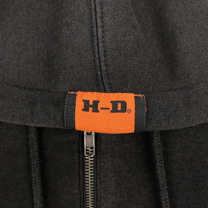 Harley-Davidson Sweat Full Zip Hoodie Men's XXL unclear black type Vintage Second Hand