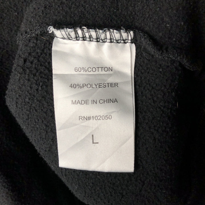 Harley-Davidson Sweat Full Zip Hoodie Men's L size cotton black type Vintage Second Hand