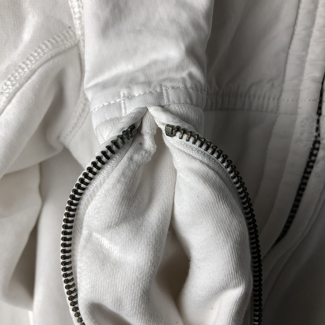 Ralph Lauren POLO by Ralph Lauren full zip sweatshirt, men's size S cotton white type Vintage Second Hand