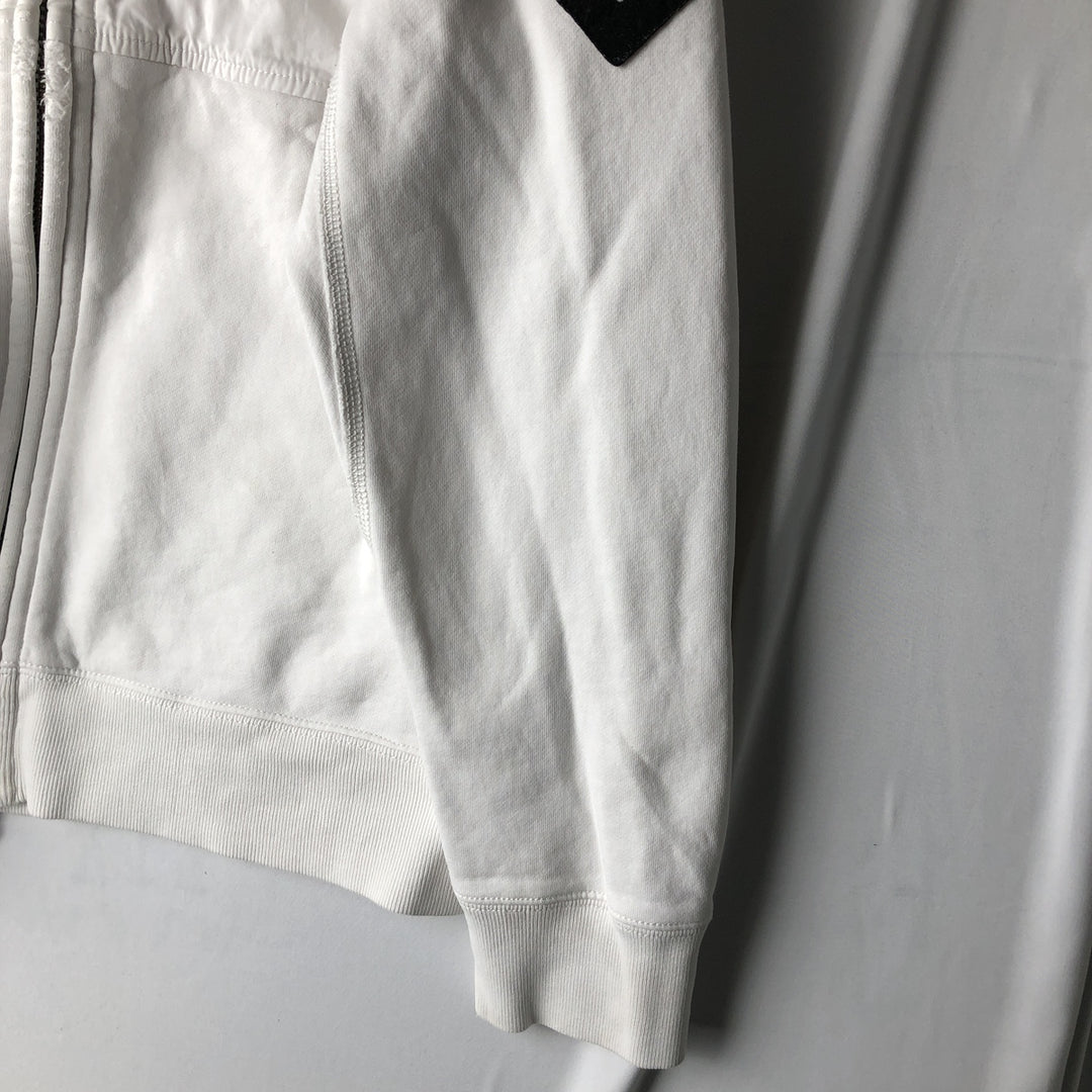 Ralph Lauren POLO by Ralph Lauren full zip sweatshirt, men's size S cotton white type Vintage Second Hand