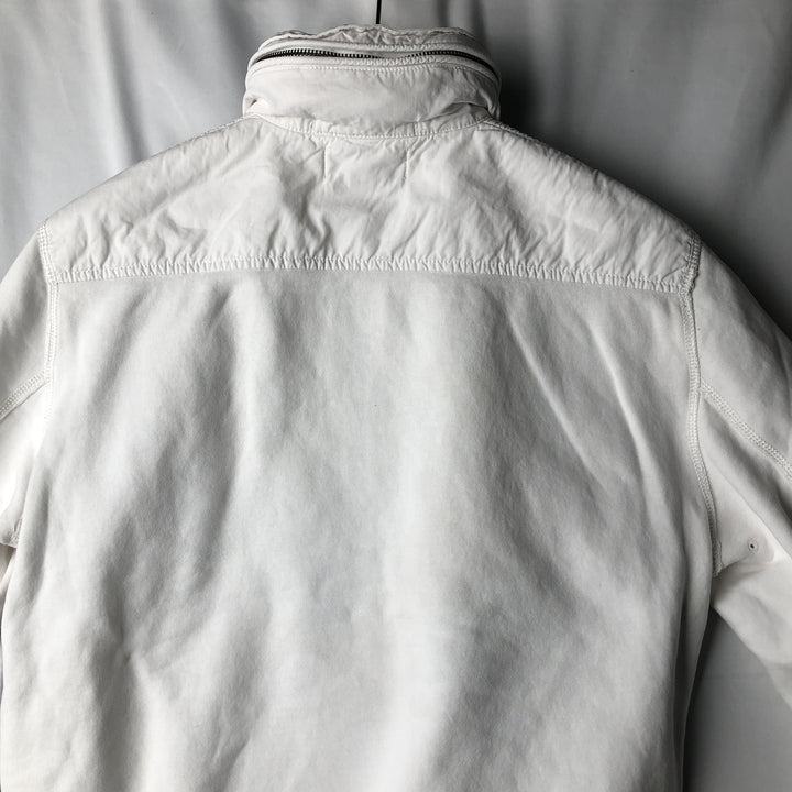 Ralph Lauren POLO by Ralph Lauren full zip sweatshirt, men's size S cotton white type Vintage Second Hand