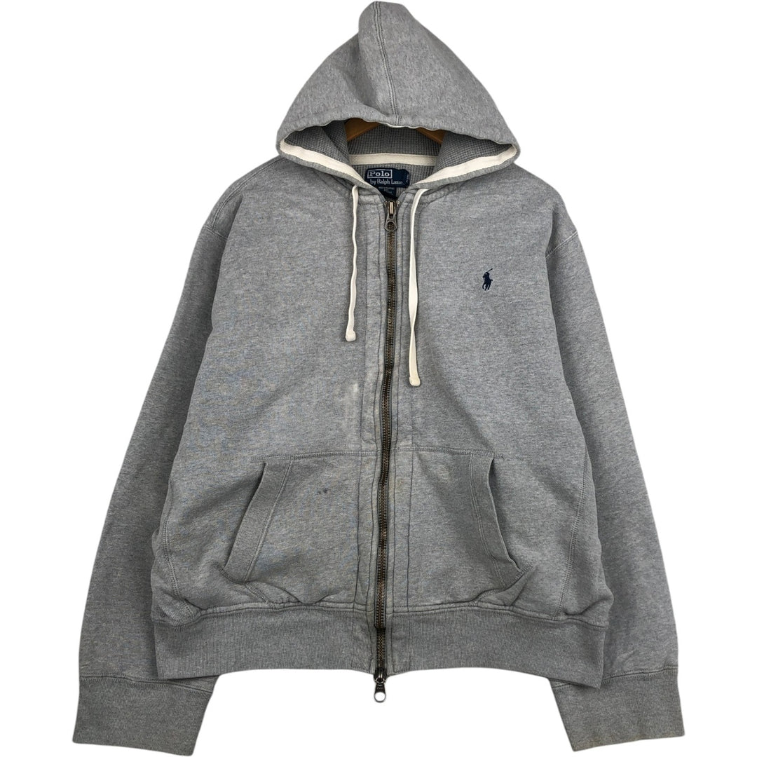 Ralph Lauren POLO by Ralph Lauren Sweat Full Zip Hoodie Men's XL cotton gray type Vintage Second Hand