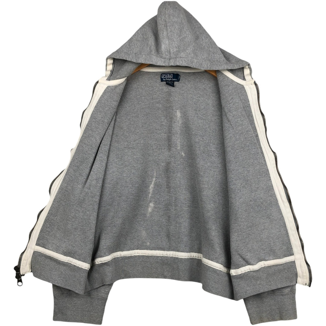 Ralph Lauren POLO by Ralph Lauren Sweat Full Zip Hoodie Men's XL cotton gray type Vintage Second Hand