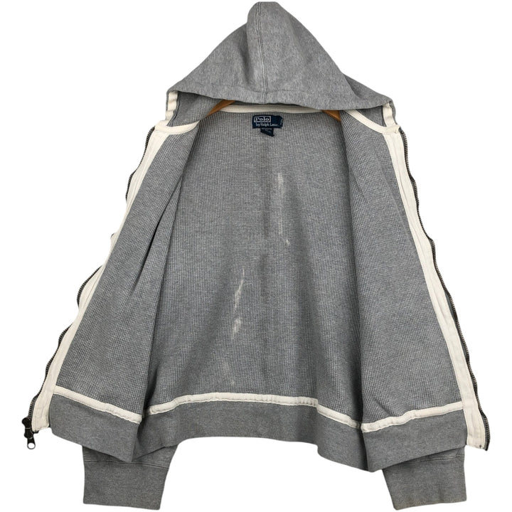 Ralph Lauren POLO by Ralph Lauren Sweat Full Zip Hoodie Men's XL cotton gray type Vintage Second Hand